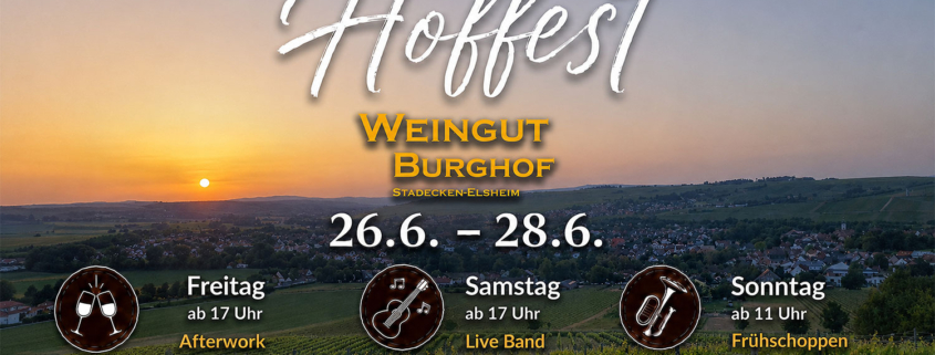 Hoffest Weingut Burghof, Stadecken-Elsheim