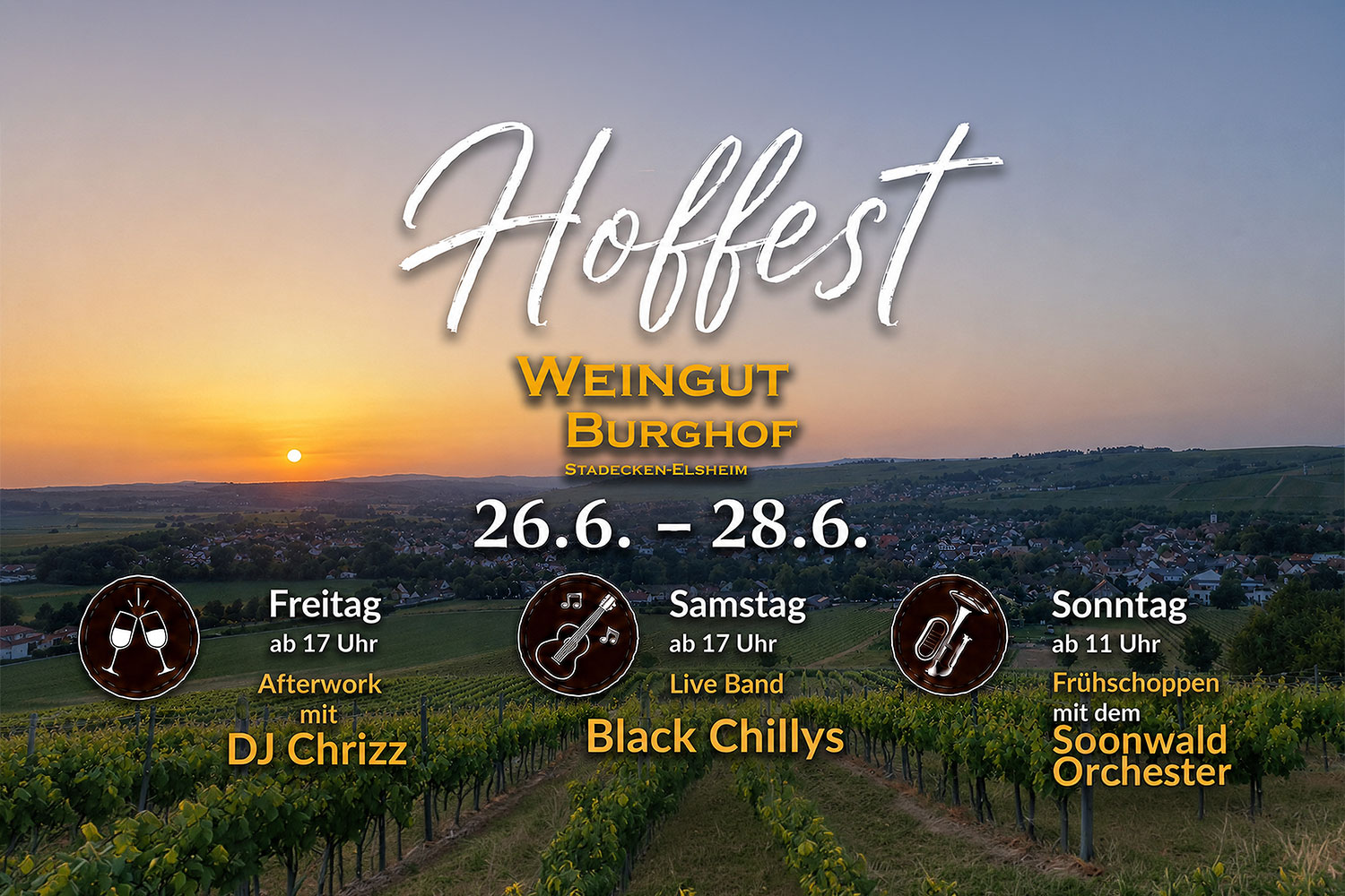 Hoffest Weingut Burghof, Stadecken-Elsheim Hoffest Weingut Burghof, Stadecken-Elsheim